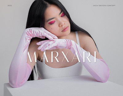 MARXARI- cosmetic store, UI/UX Design-Concept design figma ui ux