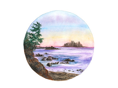 Tofino branding design drawing graphic design illustration outdoors procreate