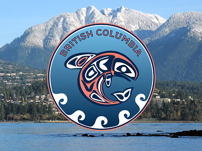 British Columbia bc brand branding british columbia canada coast design graphic design haida identity illustration indigenous logo northwest pacific province salmon travel ui visual