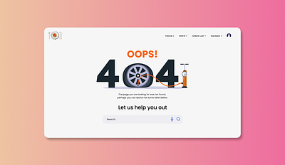 Daily UI 008 : Design a 404 error page 404 creativity dailyui design error error page error page design error page ui error404 illustration ui uichallenge userexperience userinterface