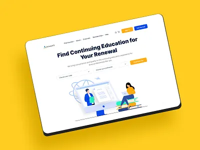 Virtual Learning Website Header agencypage branding business coursera ebooksale elearning homepage landing page design onlinecourse onlineteaching project student studyhome teaching virtuallearning webdesign webpage