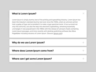 DailyUI #92 : F.A.Q. dailyui design ui