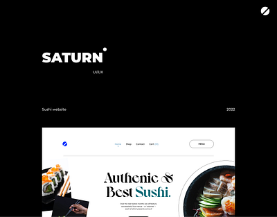 Sushi website design app beautidul branding dark design happy illustration logo minimal mobile sushi ui ux vector website
