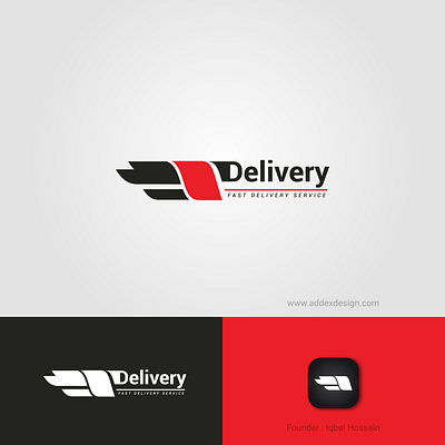 Delivery logo Design branding business logo creative logo delivery logo deign food delivery logo graphic design logo