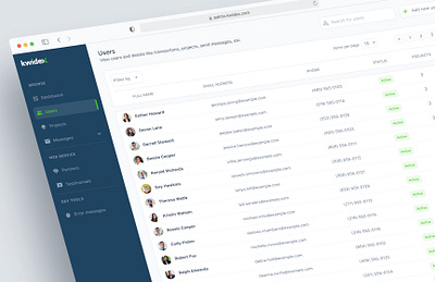 User management dashboard product design ui ux