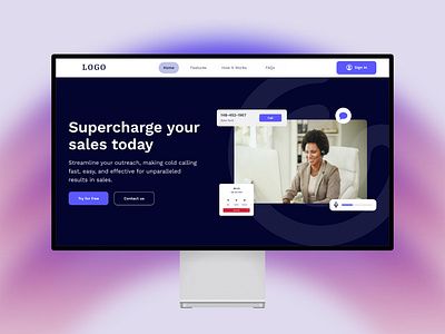 A Clean, Efficient, and Smart Design for Sales Engagement figma saas sales snippets ui uiux ux website