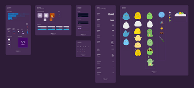 Design System of Kagibari 🧶 design exploration design system digital product design uiux design