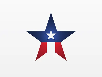 Independent Political Icon independent logo political star vector