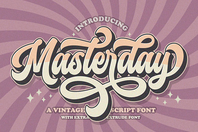 Masterday best font branding fon font design fonts handwriting handwritten hanwritten font script script font signature font