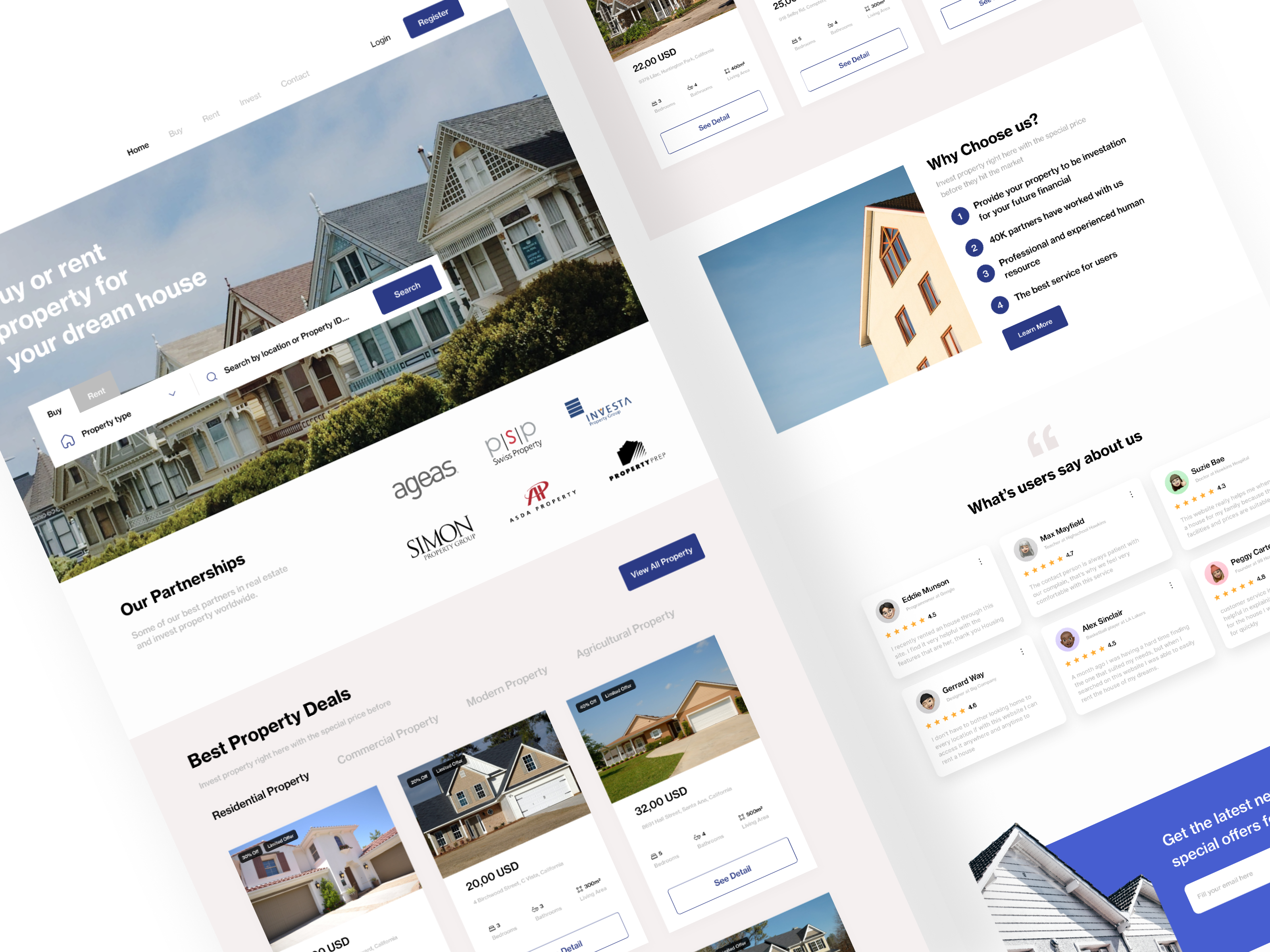 Example of Landing Page Web Design