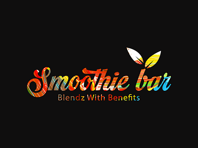 SMOOTHIE BAR LOGO branding design flat graphic design icon illustration logo vector