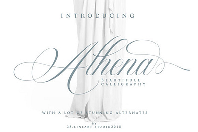 Athena best font design font font design graphic design handwritten handwritten font line art line font script script font signature signature font