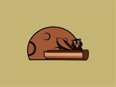 squirrel logo graphic design illustration logo squirrel vector