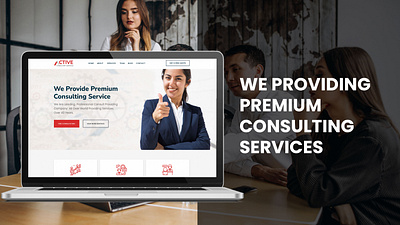 Consulting Website Design branding design logo ui