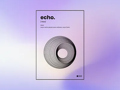 Echo | Clean Minimal Design | Pastel Gradient branding clean design clean website design contemporary design graphic design illustration logo minimal modern website design photo manipulation ui web design website website design wordpress theme design