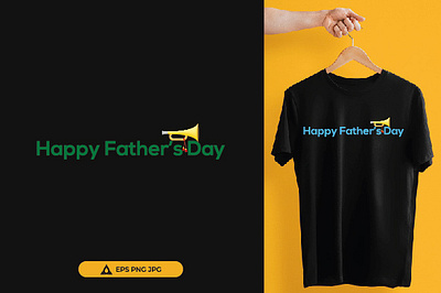 Happy Fathers Day Logo and T-Shirt branding design fathers day graphic design graphicdesign logo typography vector