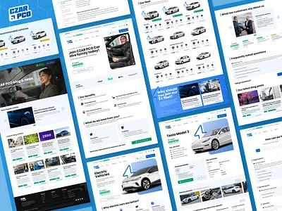 Car Rental Website android app car car landing page car rental design desktop interface ios light mode minimal mobile mobile app rent rental rental app rentals ui ux website