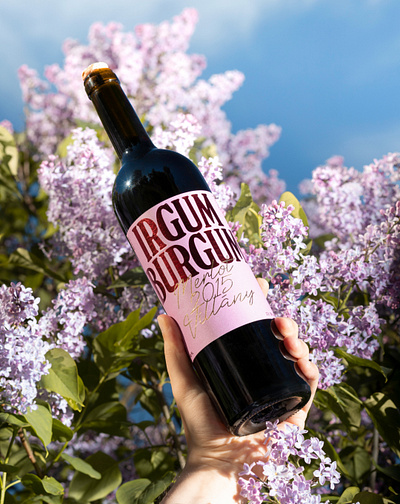 Irgum Burgum - Merlot Wine 2015 brand design experimental graphic design identity packagedesign typography