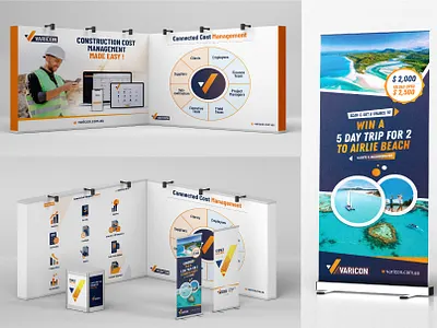 Exhibition Project Design for Varicon australian brand design brand designer branding corporate branding corporate design creative logo design designs exhibition expo makura stall design sydney varicon