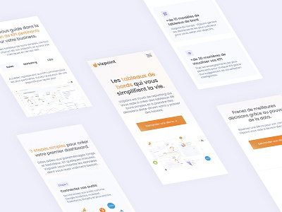Vizpoint design ui webflow website
