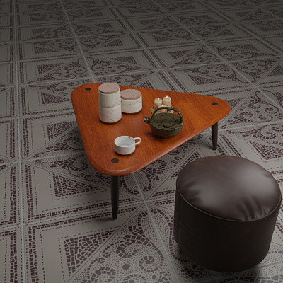 Tea Time #3D 3d graphic design table tea teapot