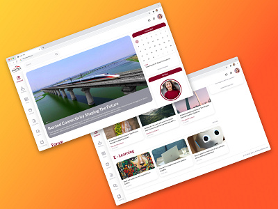Design concept for internal company ui design website