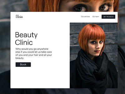 beauty clinic landing landing web