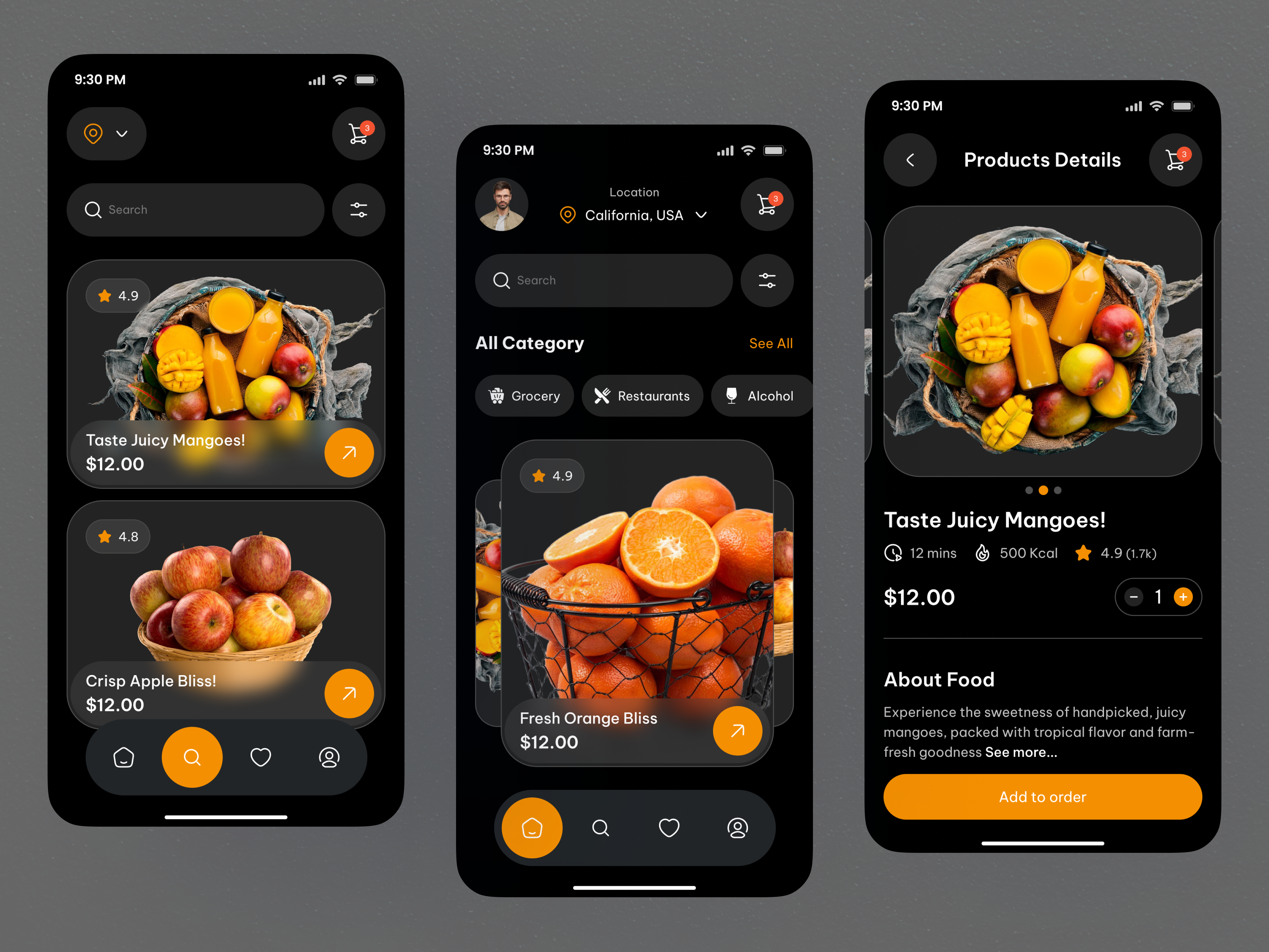 Example of Ecommerce App Design