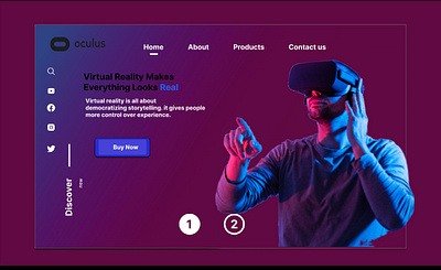 VR2 design graphic design ui ux