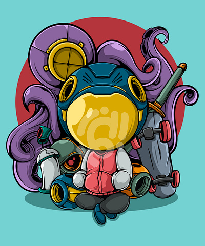 URBAN ASTRO art cartoon character conceptart design doodle drawing illustration style vector