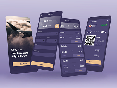 Mosca - Ticket Airlines App adventure airlines airport booking cloud dark mode destination fly holiday mobile plane product design ticket ui uiux vacation