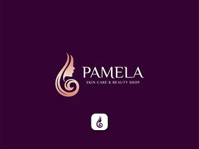 Skin Care & Beauty Shop Logo beauty shop brides salon