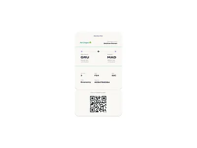 Daily UI 024 - Boarding pass airline ticket boarding pass dailyui dailyui 24 ui uidaily uidaily 24