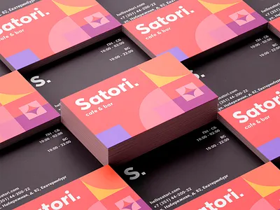 Business card - Satori branding business business card card design