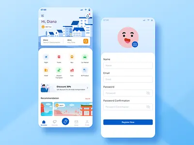 Travel Apps adventure app bookin flight flutter mobile mobile app mobile design mobile ui tourism travel travel app traveler traveling trip ui ui design ui travel ux vacation