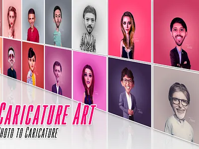 Caricature Art art caricature cartoon design graphic design illustration photoshop