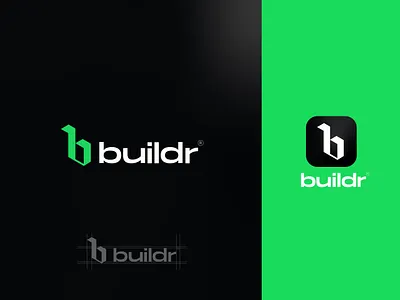 Buildr - b logo 3d abstact logo b letter logo b logo brand identity brand logo brand style guide branding builder logo building logo civil logo construction logo flat minimal logo home house logo logo design modern b logo real estate logo typography logo