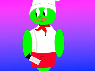 Buku Chef art buku design illustration logo nft photoshop vector