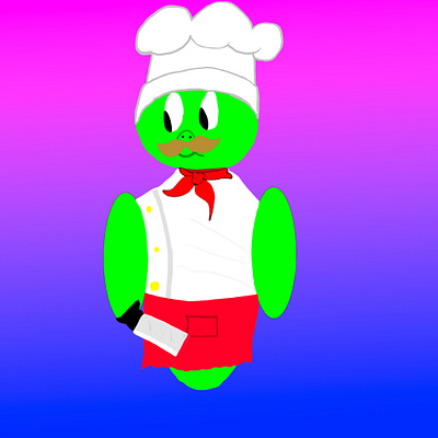 Buku Chef art buku design illustration logo nft photoshop vector