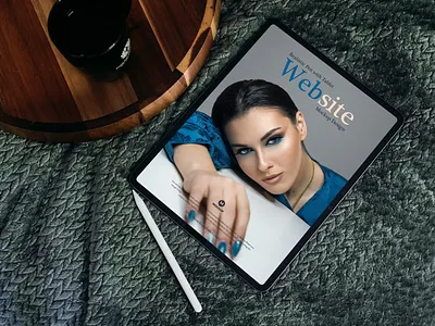 Free Tablet Website Mockup ui ux