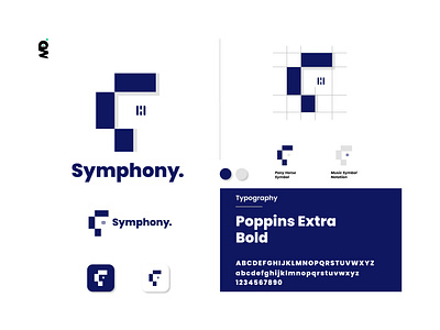 Symphony Logo - Music Industry branding design graphic design logo platform