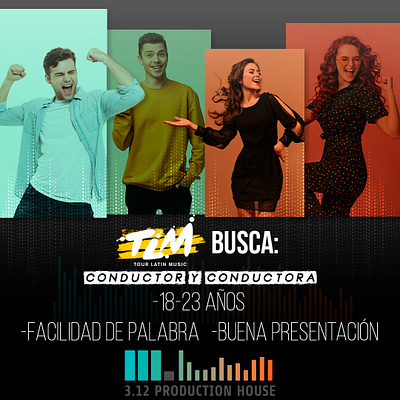 Looking for TV host 3.12 branding graphic design