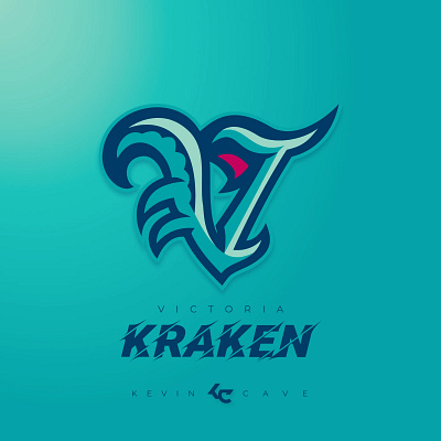 Victoria Kraken brand design branding brands design graphic design illustration logo logo design vector