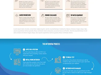 Befeni Careers Portal - Homepage careers fashion hr site ui