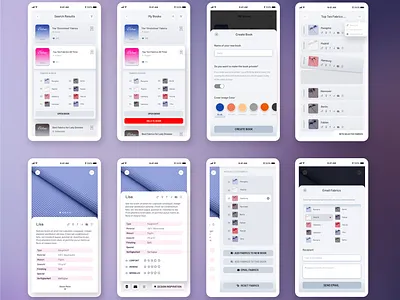 Befeni Fabric Book - Mobile Mockup (2) app branding fashion mobile