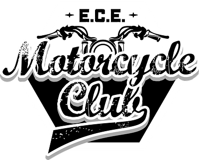 2nd option ECE Motorcycle Club Logo design graphic design illustration logo