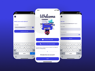 Daily UI Challenge • #001 challenge dailyui sing up ui design uidaily