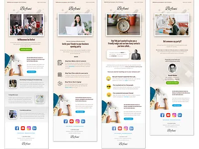 Befeni - Onboarding new consultants, marketing emails (1) emails fashion graphic design marketing transactional email