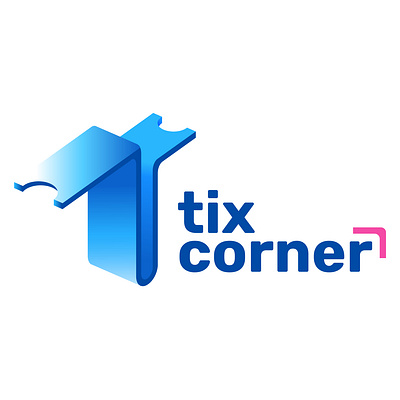 Tix Corner brand identity branding design illustration logo logodesign tixlogo vector