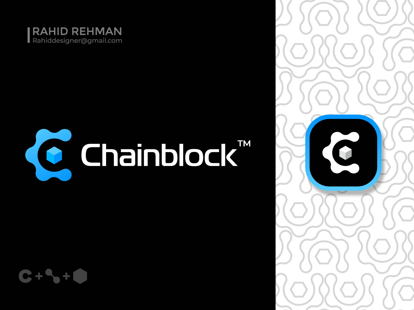 Chainblock logo (Block+Chain+C) creative logomark. by Rahid Rehman ...